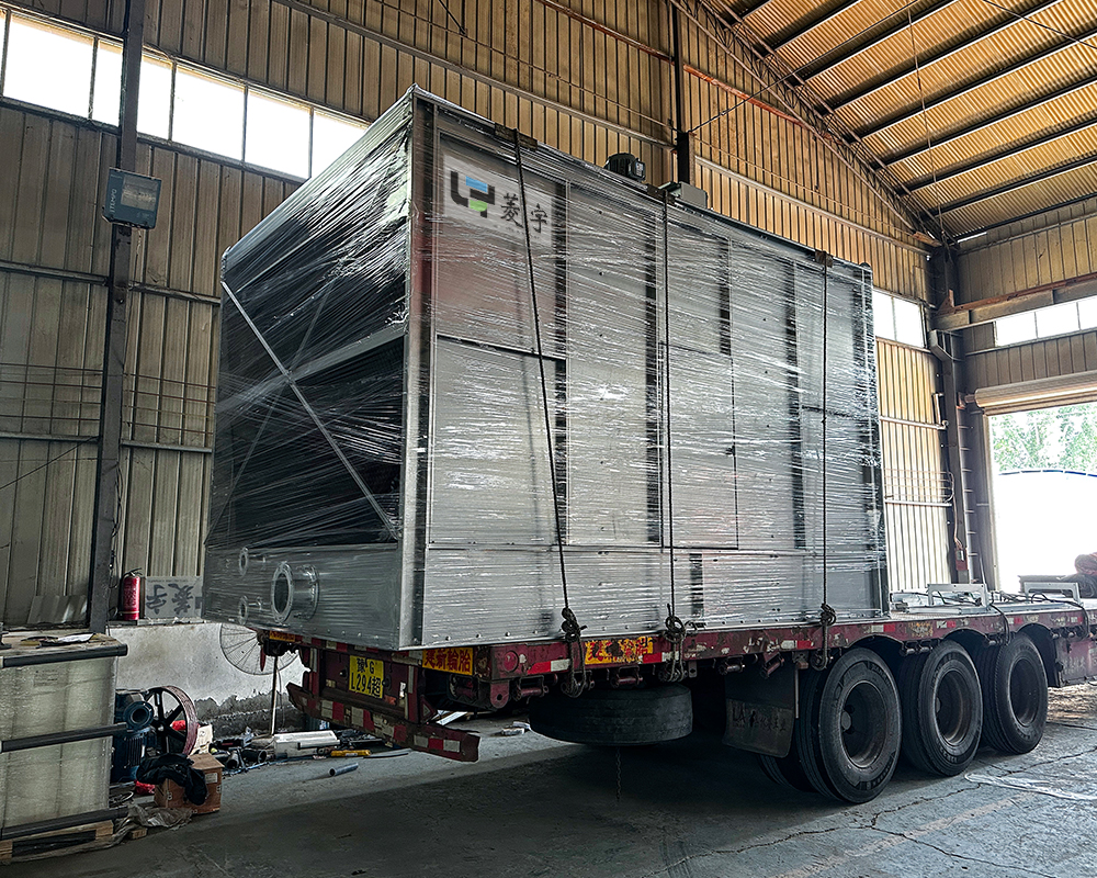台湾RCH-175T方形横流式全钢质冷却塔出货